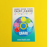 Chaos - Vinyl Sticker - Hand Over Your Fairy Cakes - hoyfc.com