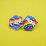 Proud Rainbow - Enamel Pin - Hand Over Your Fairy Cakes - hoyfc.com