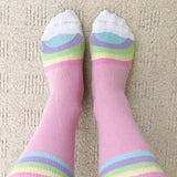 Pastel Rainbow - Socks - Hand Over Your Fairy Cakes - hoyfc.com