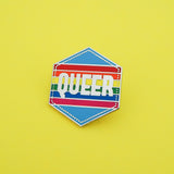 Queer Rainbow - Enamel Pin - Hand Over Your Fairy Cakes - hoyfc.com