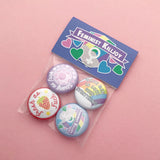 Feminist Killjoy - Button Badge Pack 2 - Hand Over Your Fairy Cakes - hoyfc.com